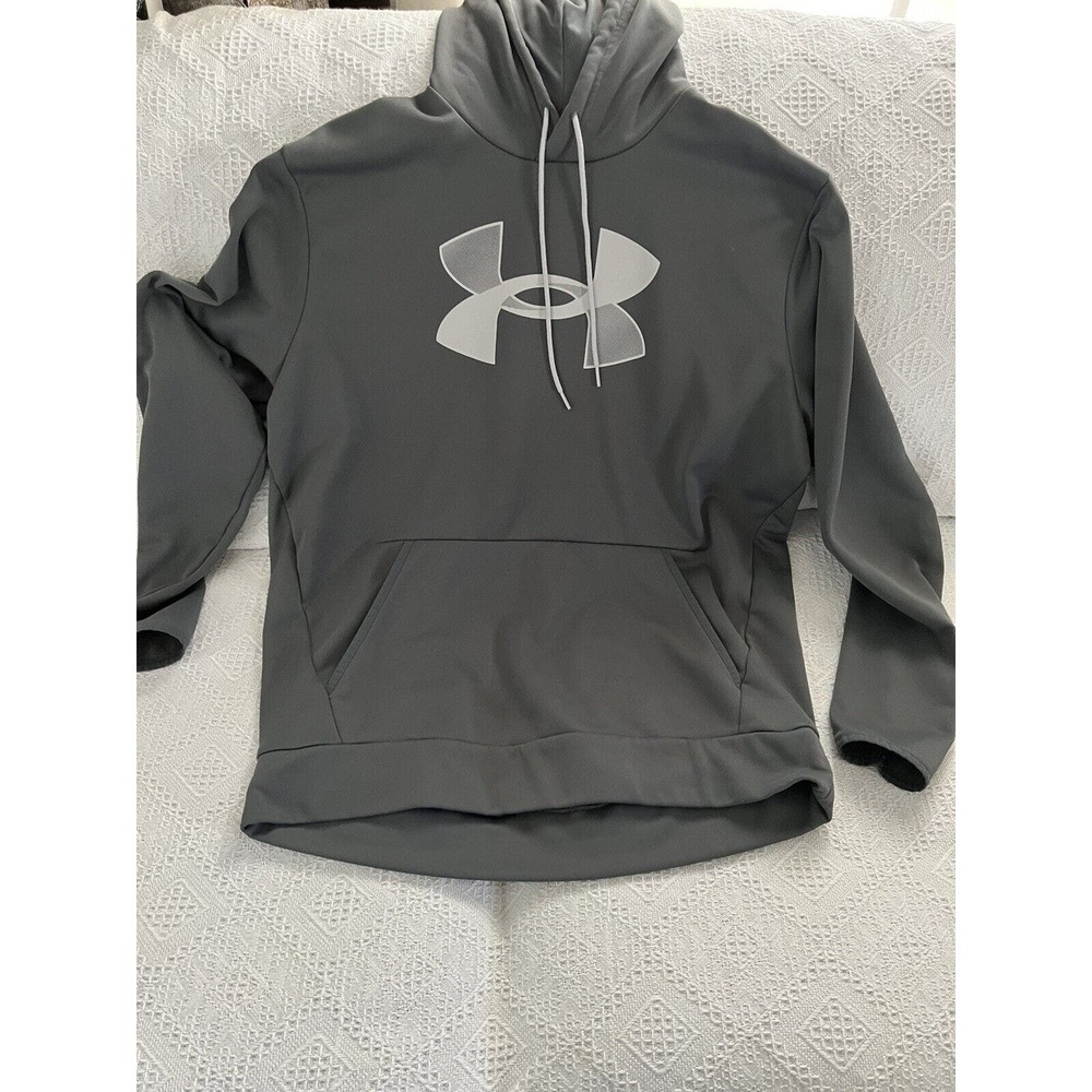 Under Armour Hoodie Mens X Large Gray Loose Pullover Long Sleeve